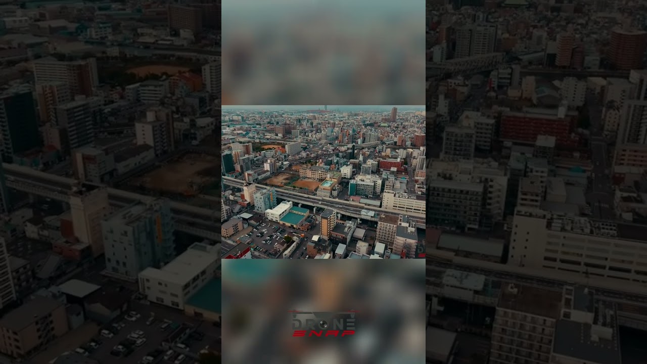 Cityscape & Mountains: Witness the Urban Beauty From Above! #shorts