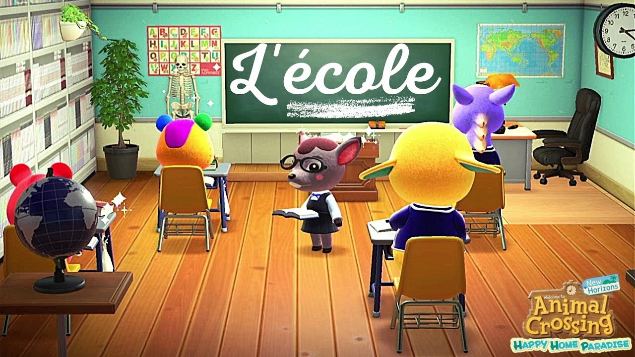 Je débloque enfin l'école 🌸 Animal crossing Happy Home Paradise