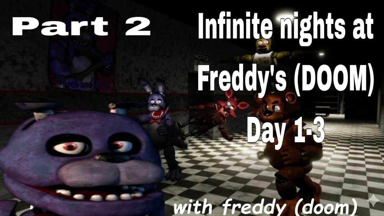 Infinite nights with Freddy's Day 1-3 pt2 (chaotic)