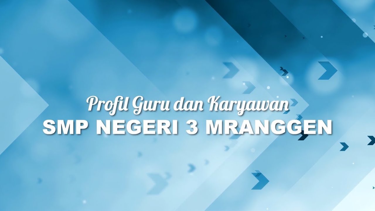 Profil Guru dan Karyawan SMP Negeri 3 Mranggen - Masa Pengenalan Lingkungan Sekolah (MPLS)