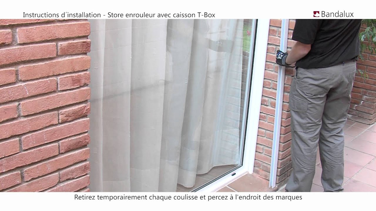Bandalux | Vidéo installation - Store enrouleur avec caisson T-BOX