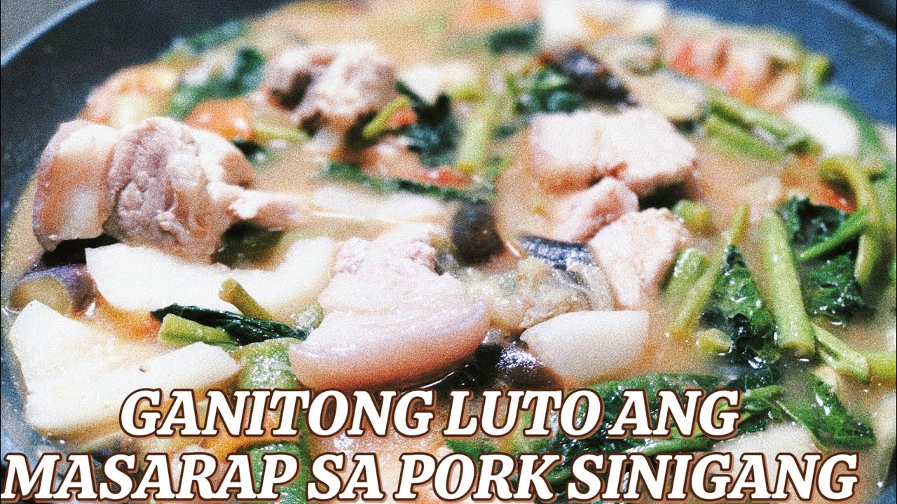 GANITONG LUTO SA PORK SINIGANG ANG MASARAP #kaintayo #ulam #masarapnaulam