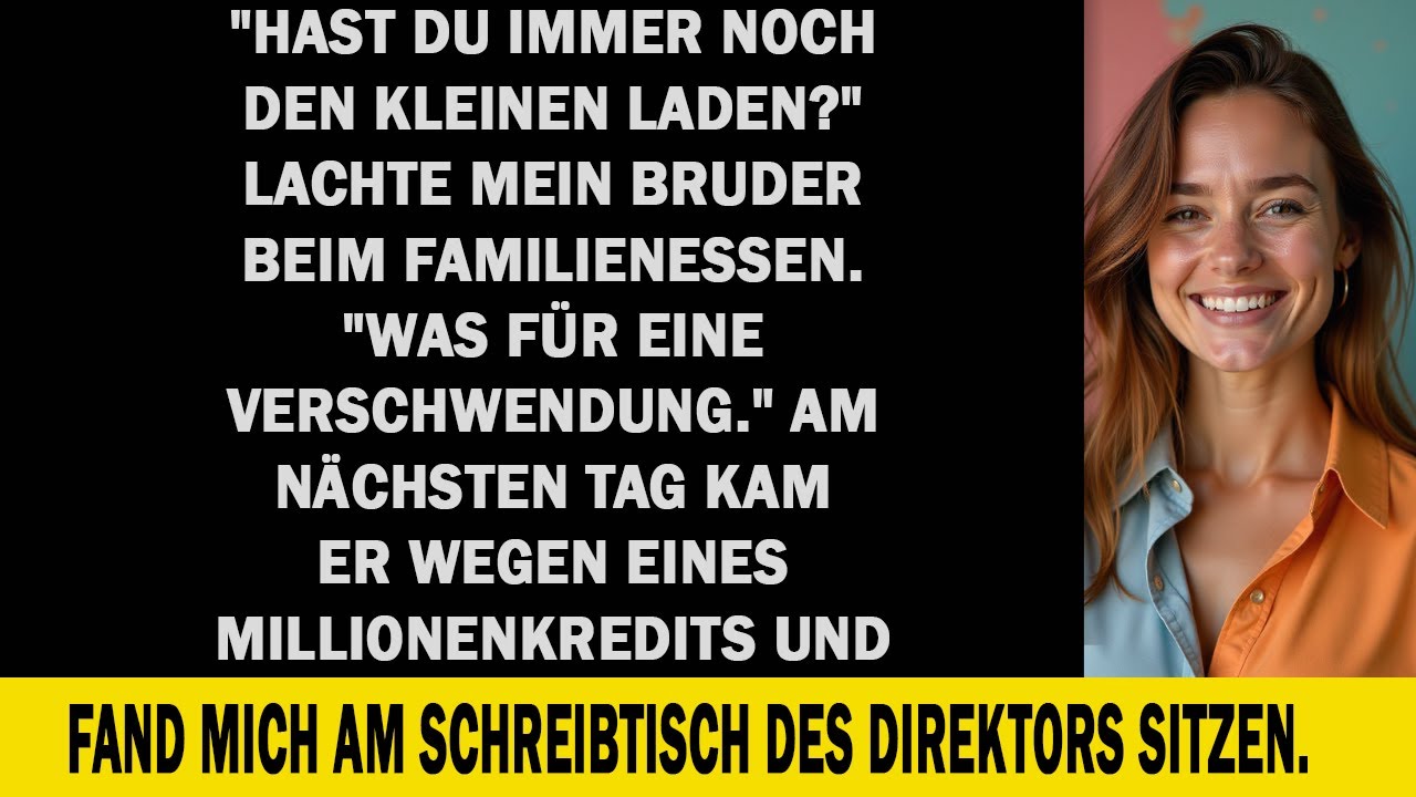 Beim Essen lachten sie über mein Business dann wurde ihr Millionen-Kredit von meiner Karte abgelehnt