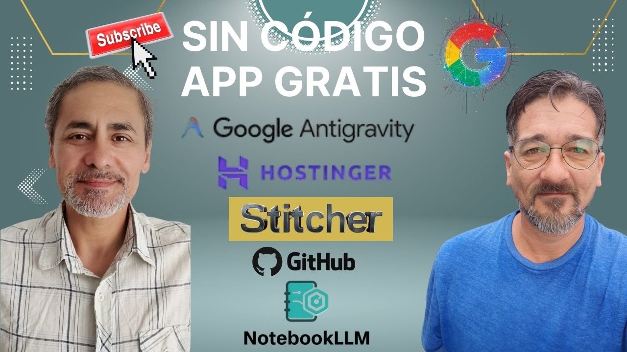 Creamos una APP para Personal Trainer con IA (Sin Programar) Gemini + NotebookLM + GitHub  Hostinger