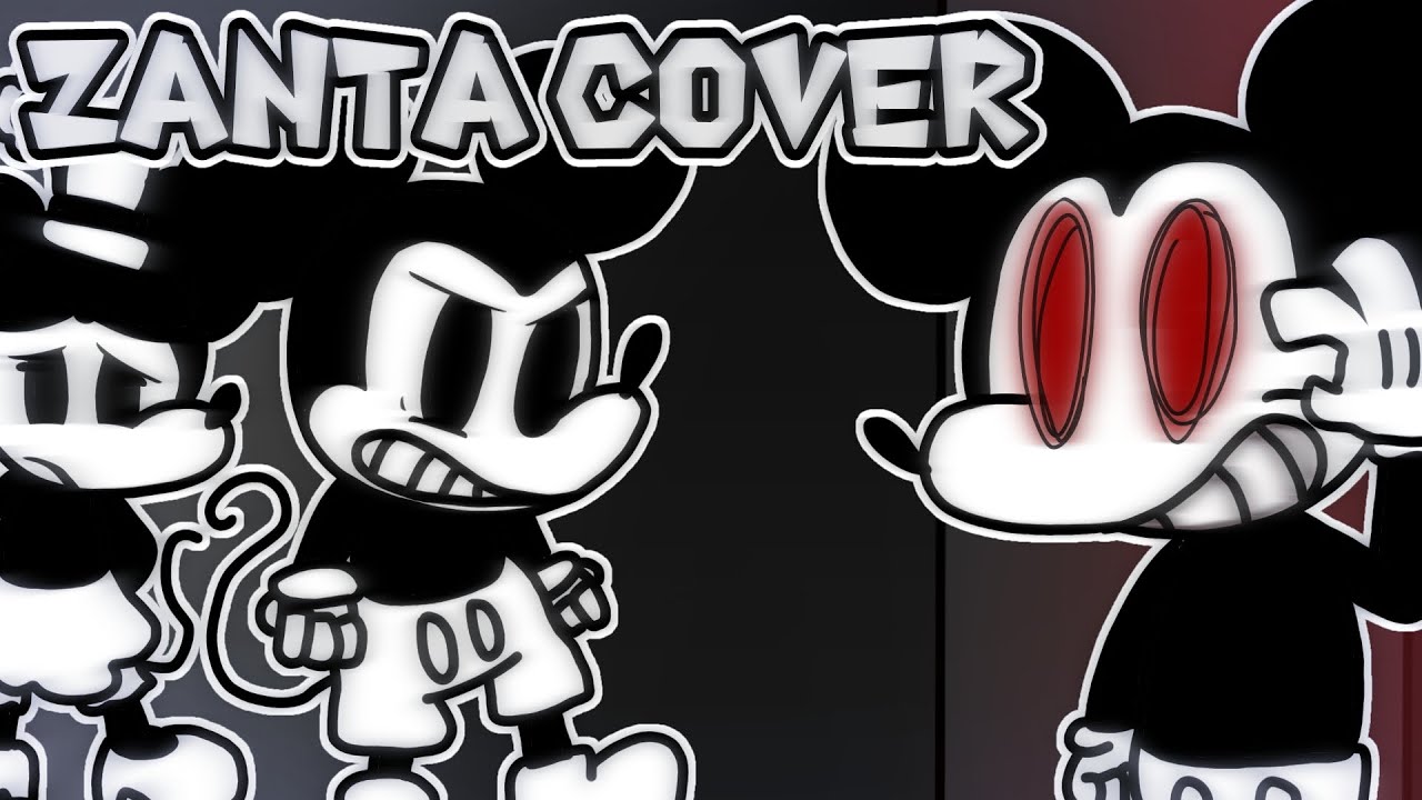 Zanta But CC Mickey, CC Minnie and SNS Mouse sing it 🎶 | FNF Cover