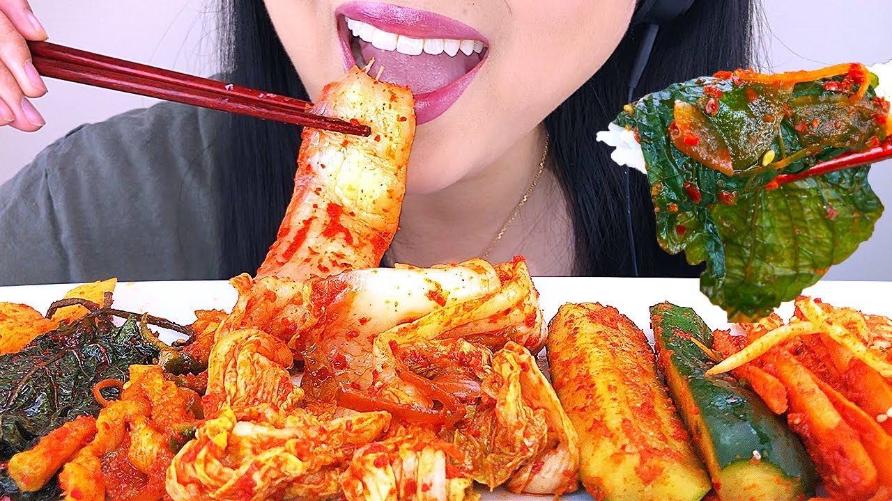 ASMR MY FAVORITE KIMCHI PLATTER | ASMR Phan