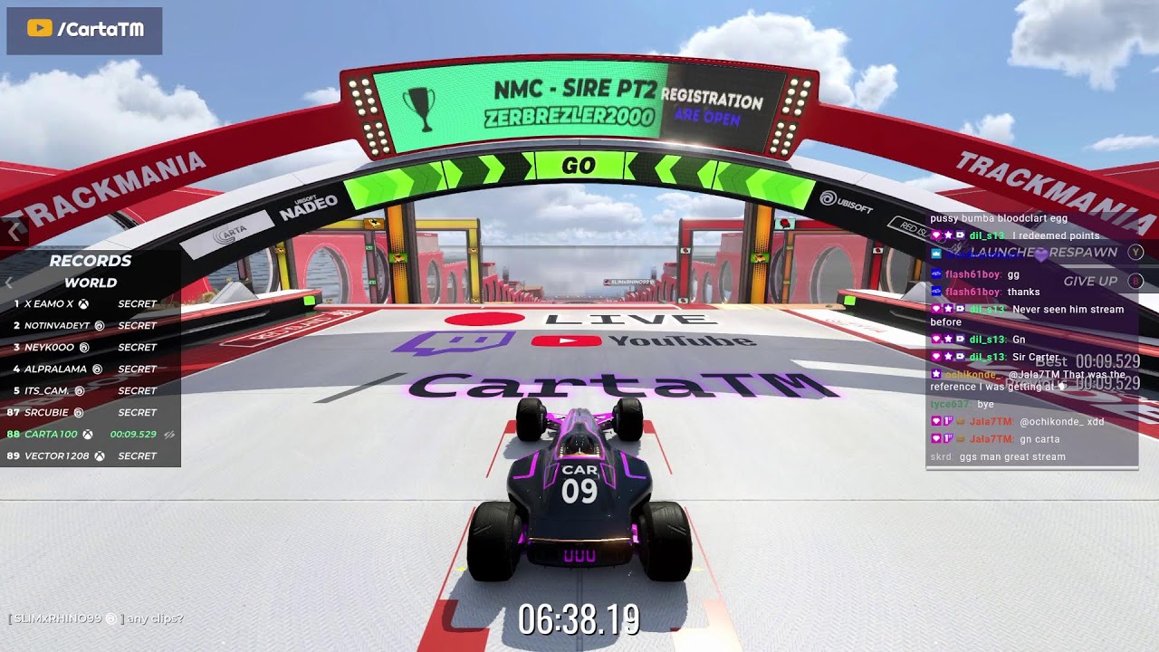 Week 64 Top 100 Hunt - (!Room) - Trackmania 2020