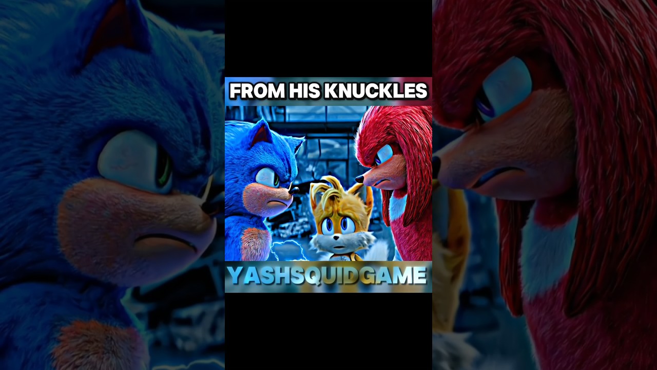 sonic vs knuckles | sonic the hedgehog | sonic 3 #shorts #sonic