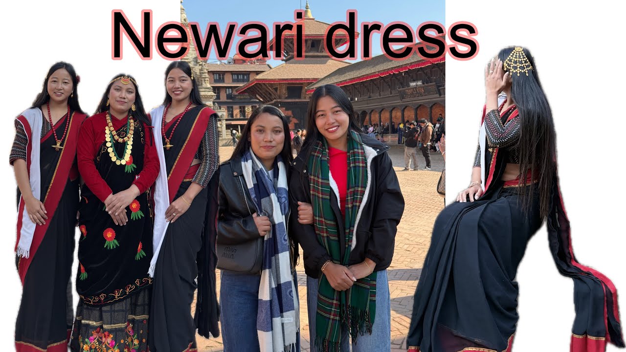 First time basantapur gako culture dress lagayo Sanjita sanga pani vet vayo 🫂