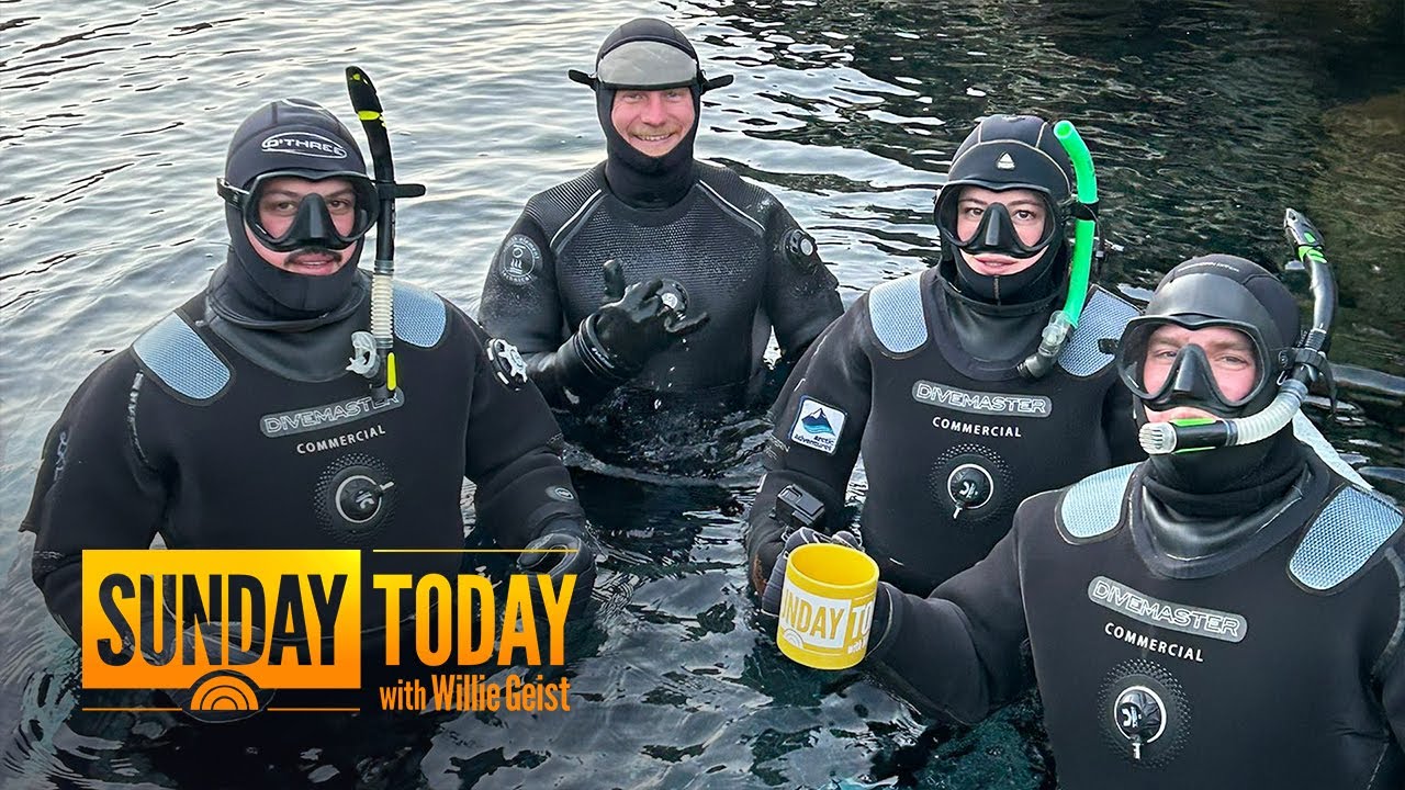 Snorkelers Take A Dive With Sunday Mugs In Iceland