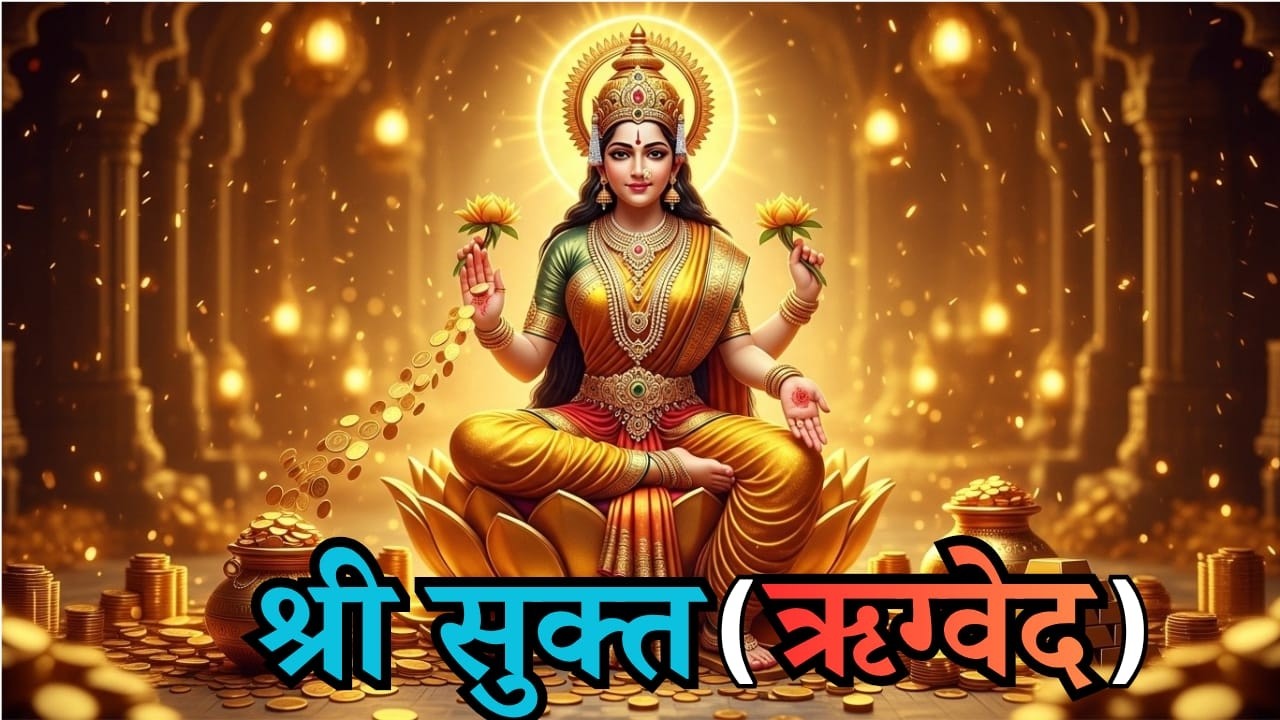 श्री सूक्त Sri Suktam (ऋग्वेद) | Laxmi Mantra | Mahalaxmi Songs | Shree Suktam