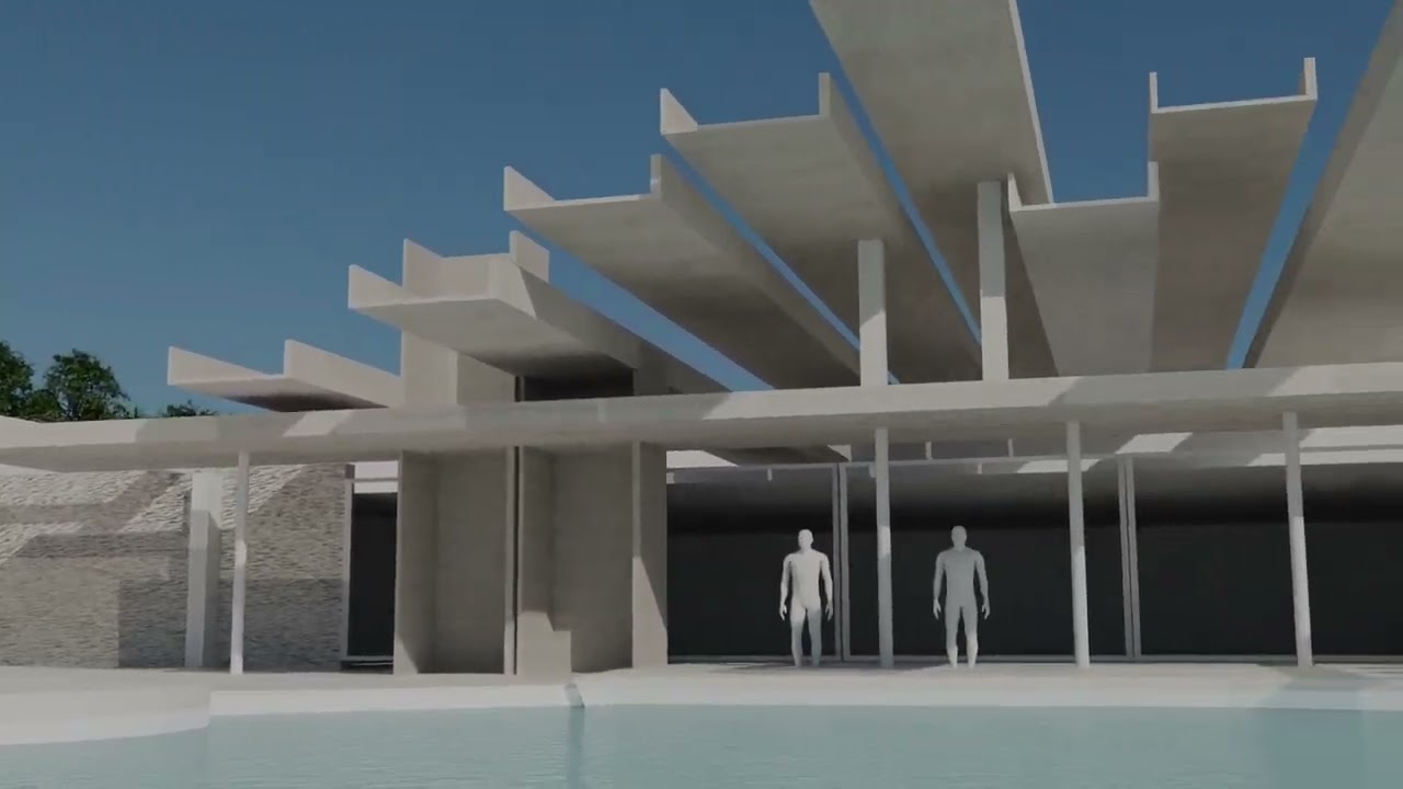 Haludovo Outside and Pool (Blender)