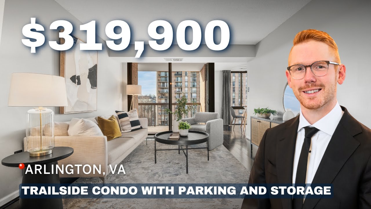 Arlington VA Condo on Four Mile Run Trail with Parking and Amenities