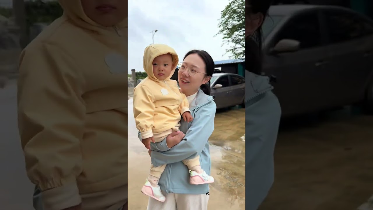 公公一天假也没放，公婆不回来了，我和张同学把亲戚走一下#宝妈记录生活日常