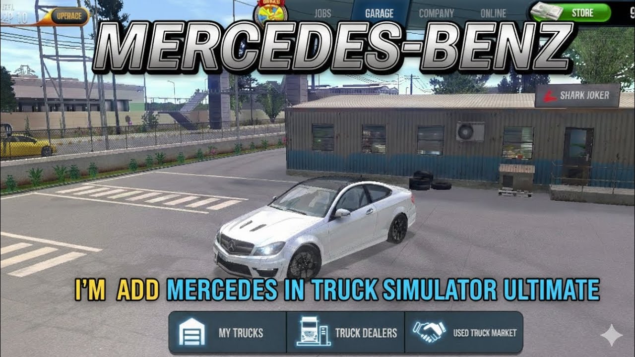 Mercedes kaise add kare add  || TRUCK SIMULATOR ULTIMATE main 