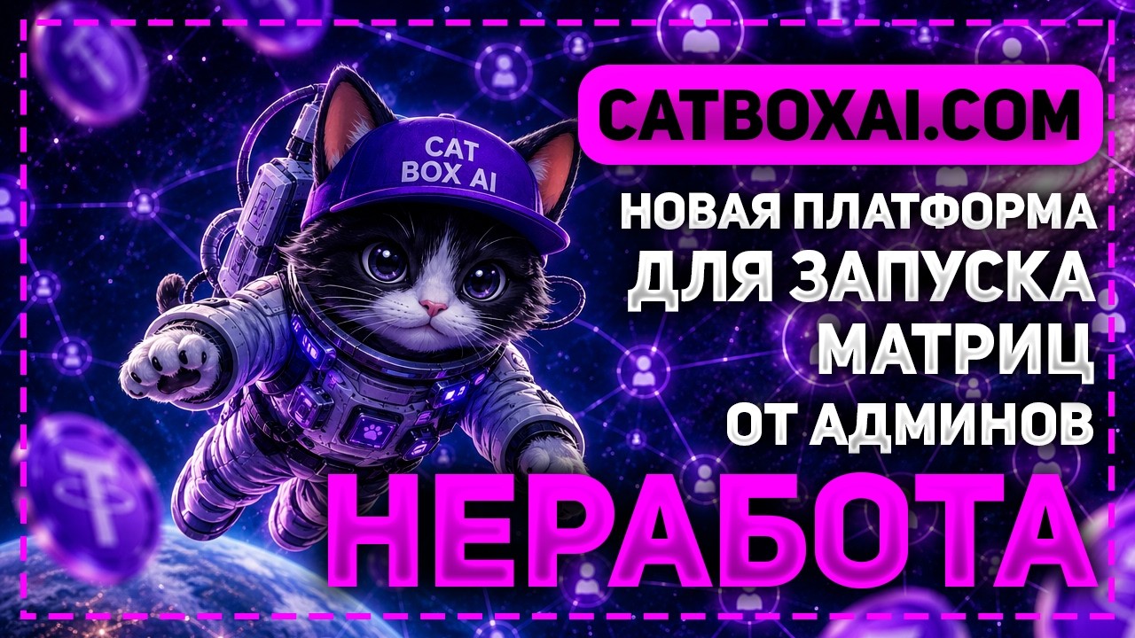 ОБЗОР CATBOXAI.COM - НОВЫЙ МАСШТАБНЫЙ МАТРИЧНЫЙ ПРОЕКТ ОТ АДМИНОВ НЕРАБОТА