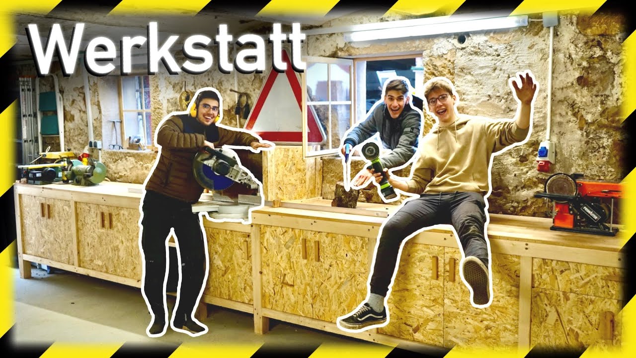 Unsere Werkstatt ist fertig! | Roomtour | Don'tWasteYourTime