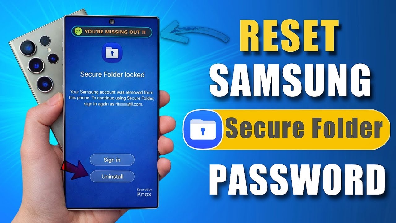 Forgot Secure Folder Password on Any Samsung | Reset Secure Folder Password Problem without Data los