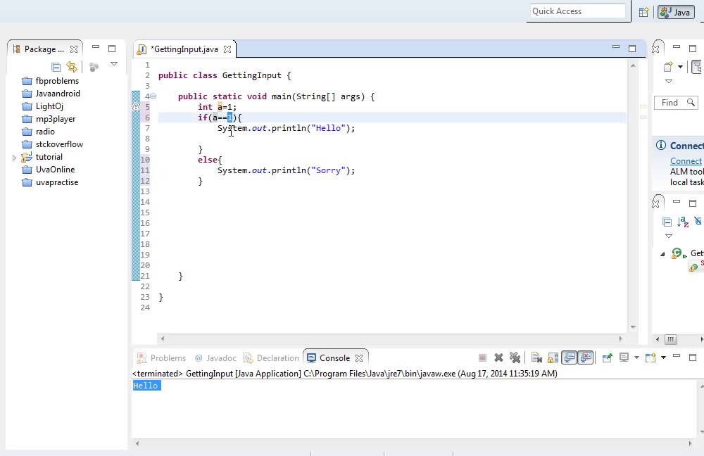 Java Programming Tutorial &ndash; 9 &ndash; If Else Statement [Bangla]