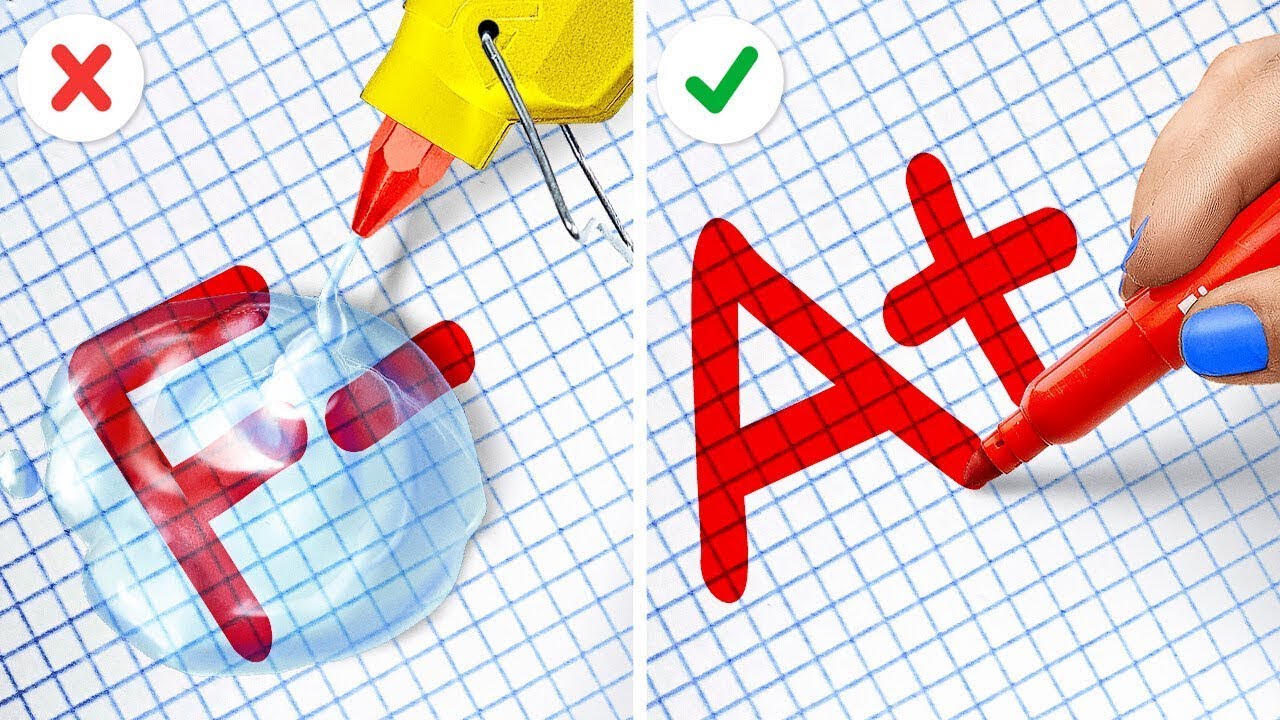 SUPER CLEVER SCHOOL TRICKS || Easy Cheating and Funny School Moments by 123 GO! SCHOOL