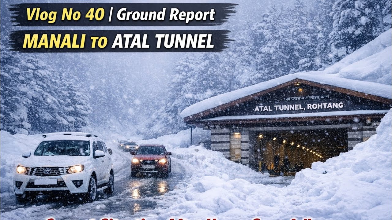Manali To Atal Tunnel | Current Situation After Heavy Snowfall | Ground Report | Vlog No 40 