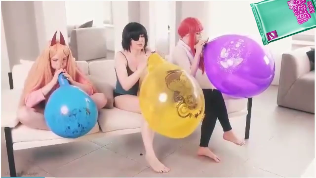 Blowing up balloons continuously