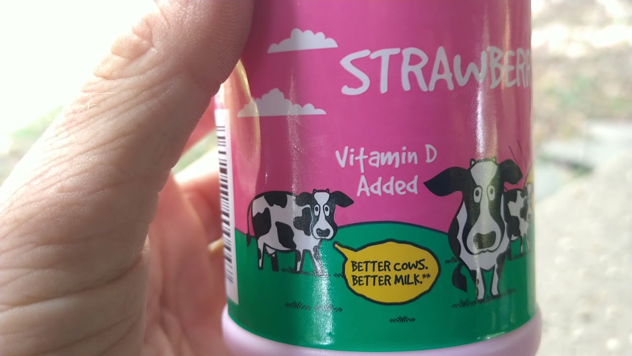 cloverland farm dairy strawberry milk it sucks don't buy it's watered down