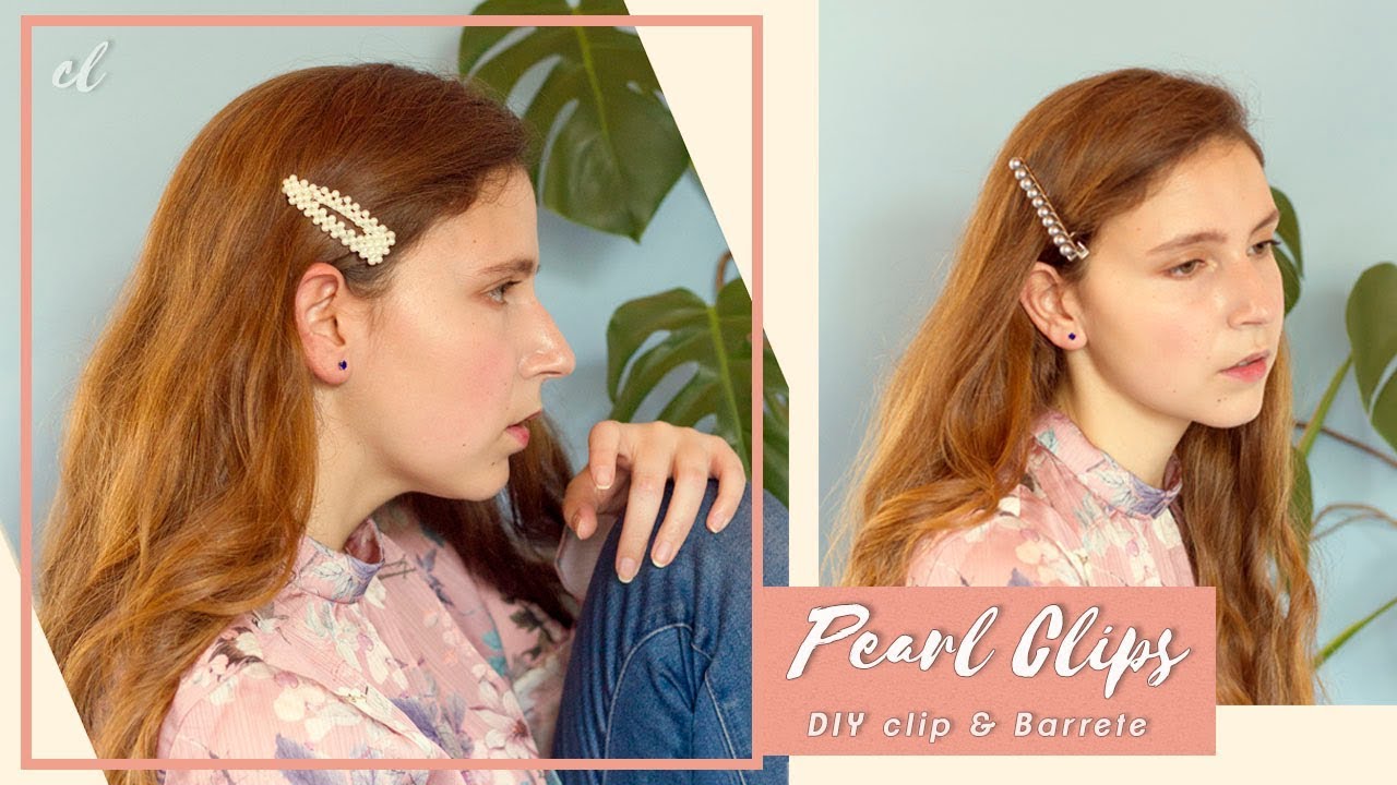 DIY Pearl Hair Clips - Hebillas con PERLAS  #tutorial | Carolina Llano