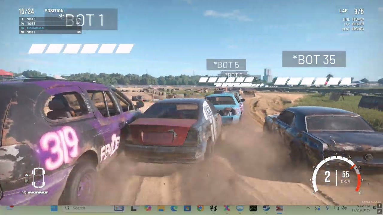Wreckfest 2  UK banger figure eight.