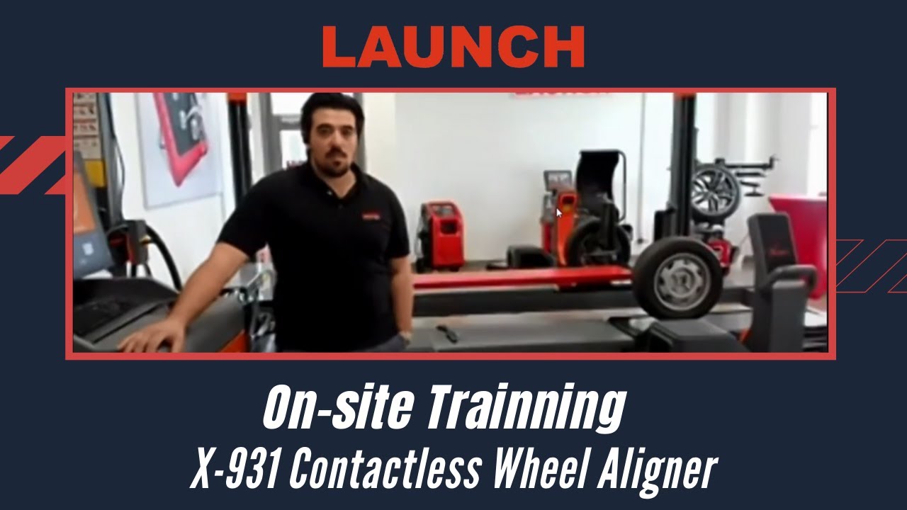X931 | LAUNCH X-931 Contactless Wheel Aligner On-site Training | LAUNCH