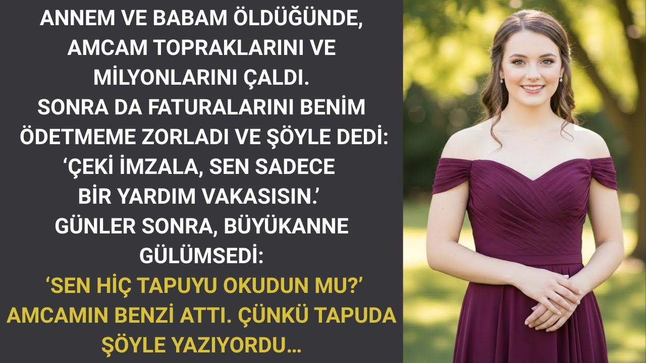 Anne ve babam öldükten sonra, kuzenim servetimi aldı ve beni bir hizmetçi yaptı—ta ki avukat konuş..