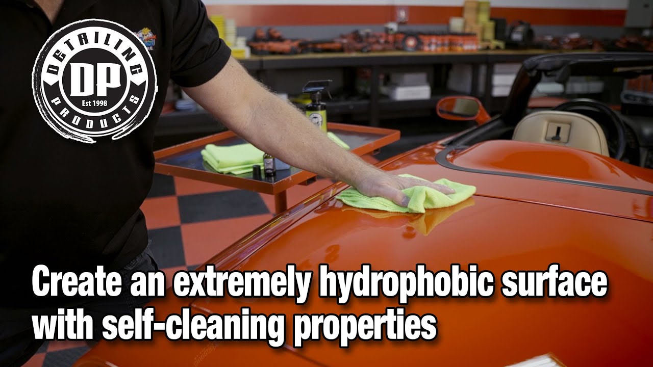 Create an extremely hydrophobic surface with self-cleaning properties using a paint coating
