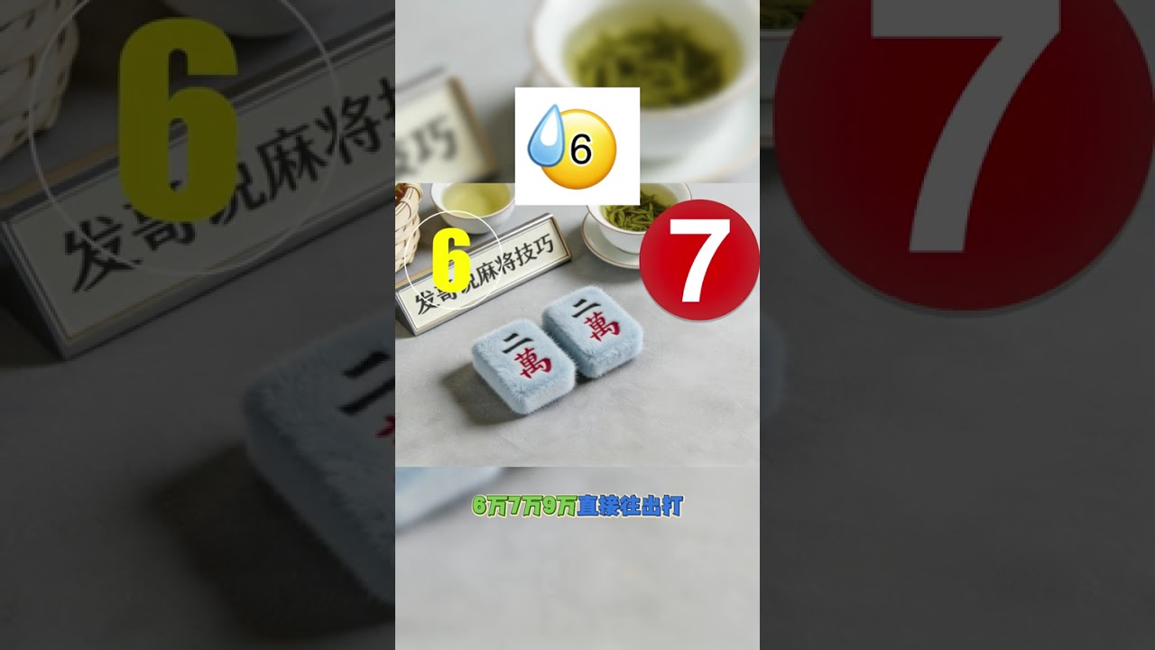 打麻将赢牌小诀窍 打麻将总是输快试试这些小诀窍吧#麻将 #麻将技巧 #麻将攻略 #小麻将解心宽