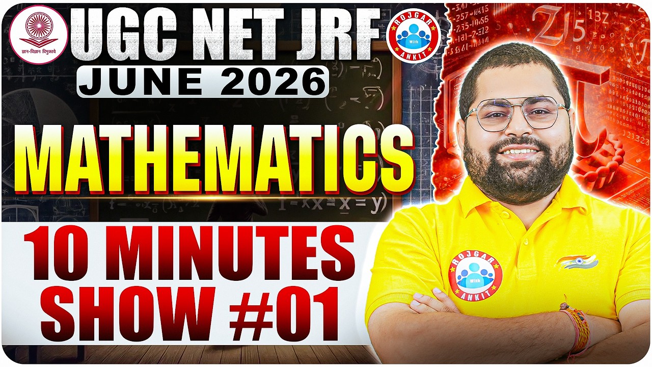UGC NET JRF Maths 2026 | All Coding Decoding Types in 10 Minutes Show 01 | Maths By Vineet Sir