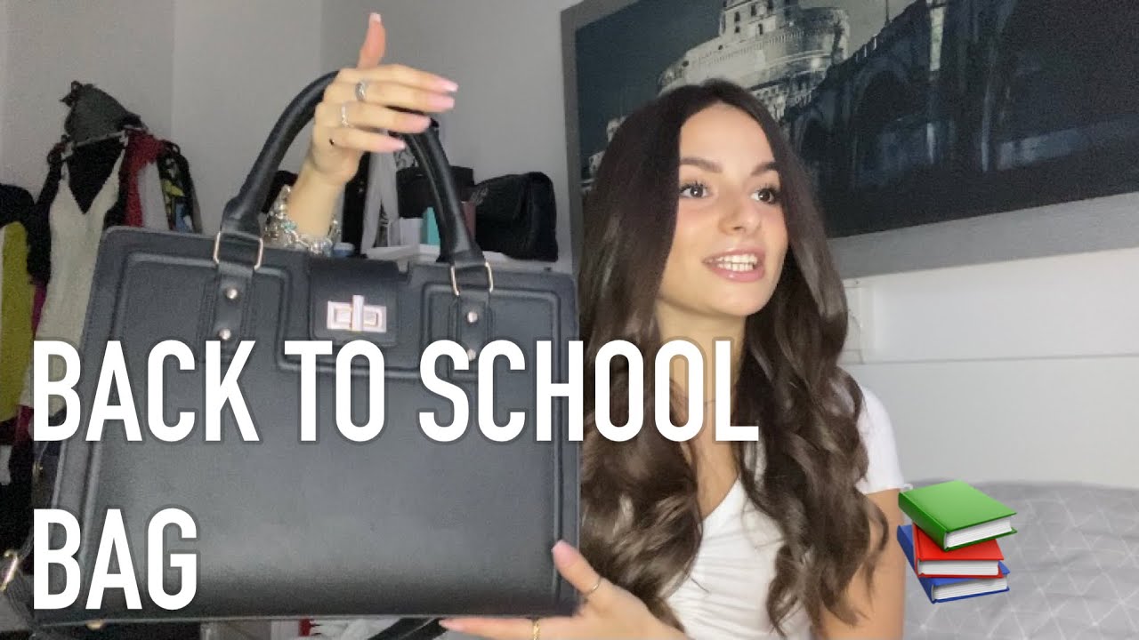 cosa c'è nella mia borsa per l'università?