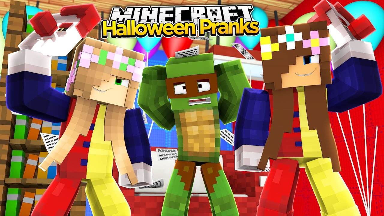 Minecraft - Little Kelly Adventures : CLOWN PRANK! w/Little Ally