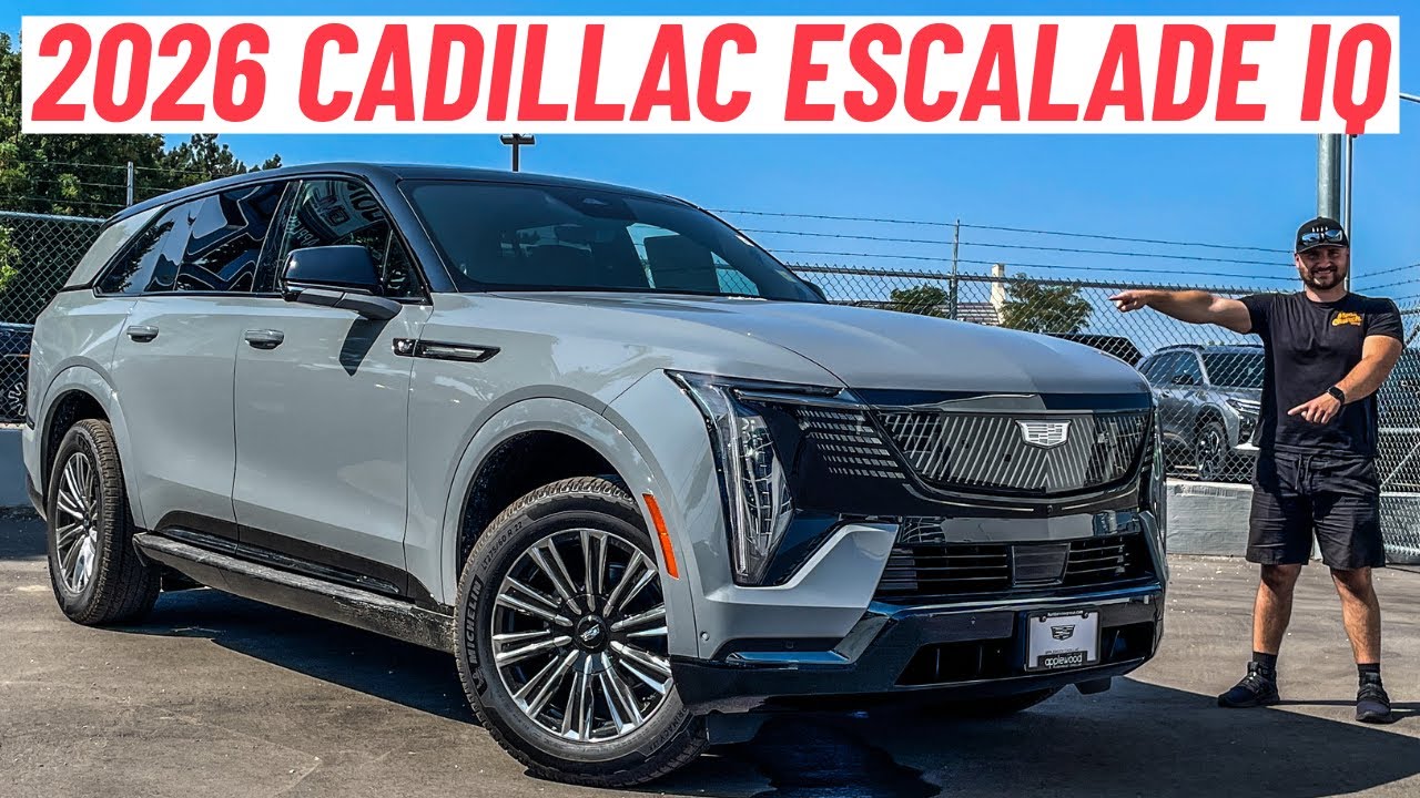 2026 Cadillac Escalade IQ Sport Has 750 HP & 450 Miles Of Range In A 3 Row Electric Luxury SUV!
