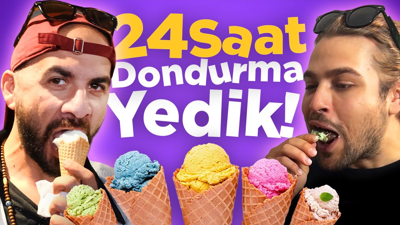 1 GÜNDE KİM DAHA FAZLA DONDURMA YİYECEK? - DONDURMA YEME KAPIŞMASI