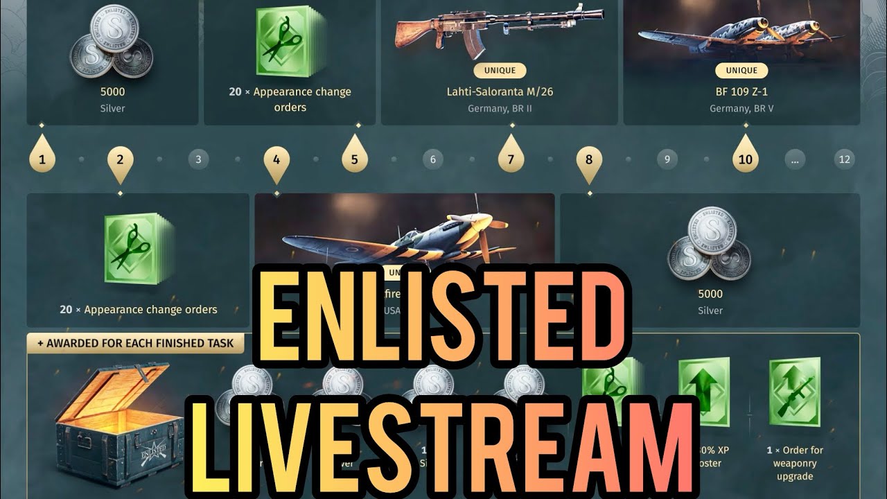 ENLISTED Livestream |Morning 🌅 = Better Teammates No?