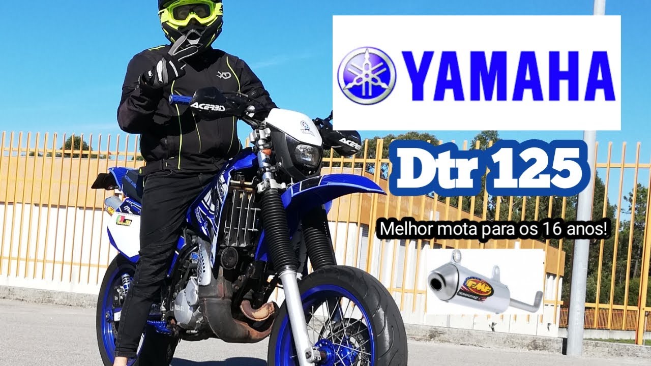 YAMAHA DTR 125 - A MELHOR MOTA PARA OS 16 ANOS?!   [PT]