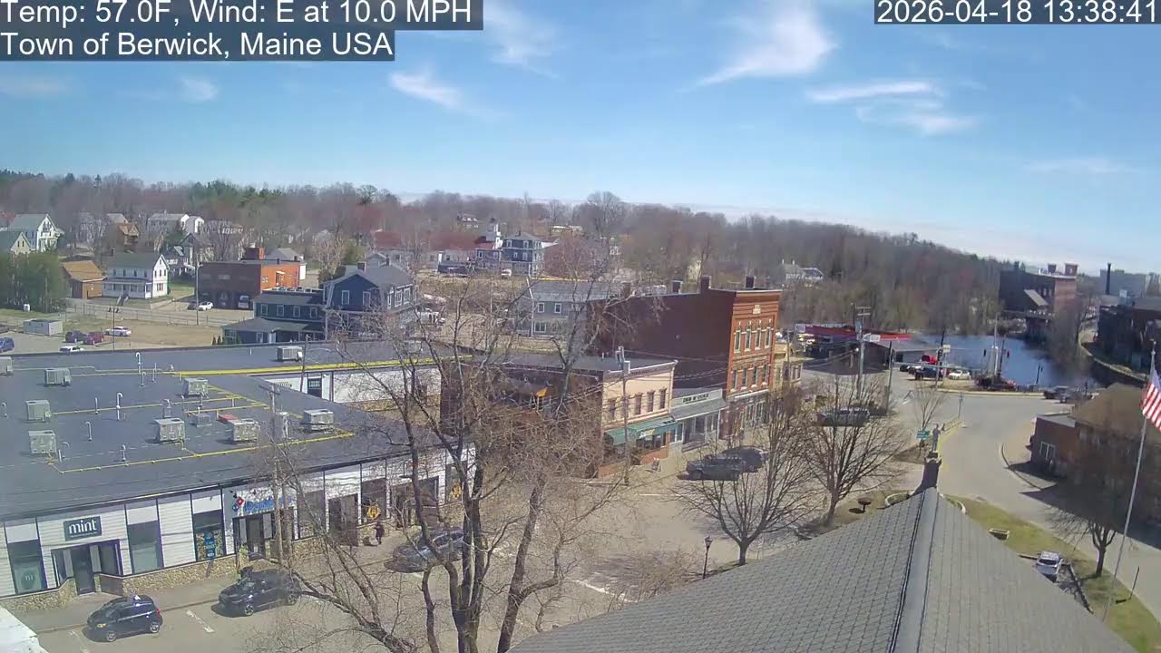 Berwick, Maine • Salmon Falls River 24/7 LIVESTREAM