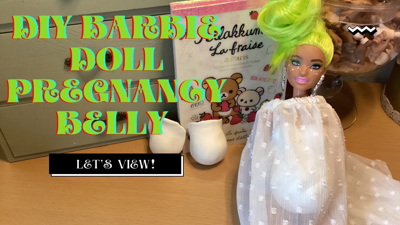 How To Diy | Sculpting Barbie Pregnancy Bellies