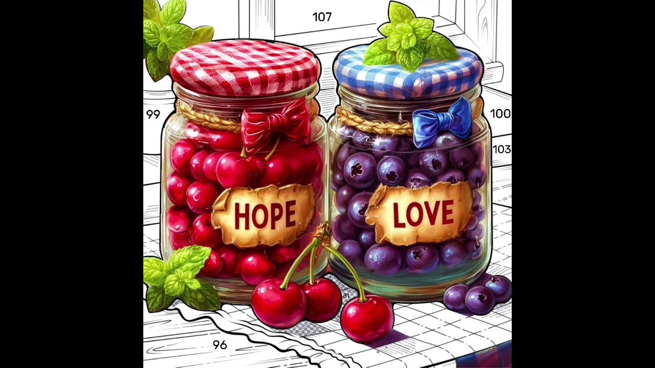 Cherries and Blue Berries #video #fruit #cherry #blueberry #hope #love 