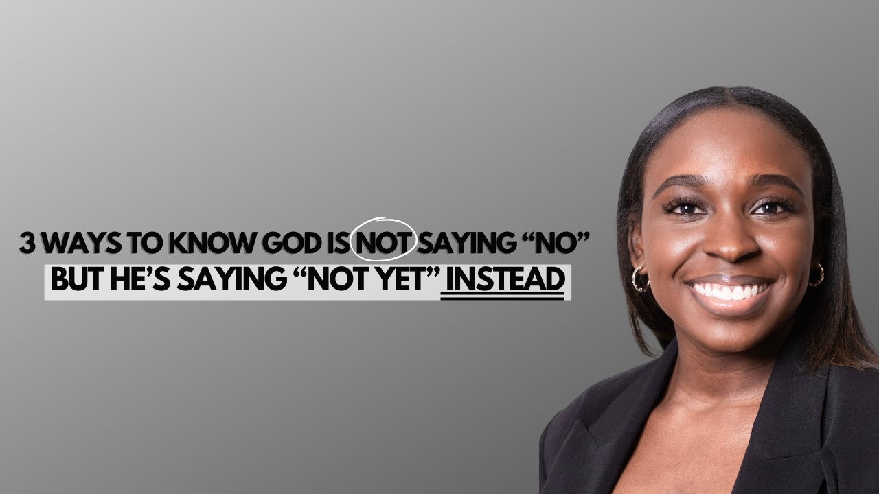 3 signs that God is saying 