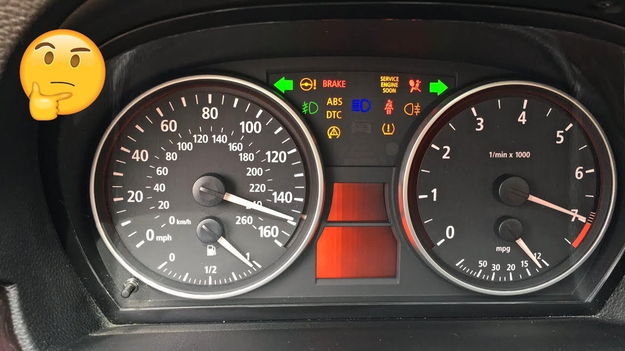 BMW E90 hidden menu TEST CLUSTER