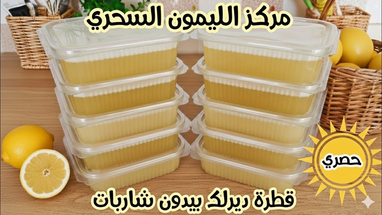 تدبيرة العمر!مركز الليمون السحري لي رايحة ديري بيه ضجة هذا العام!شاربات المحلات في ثواني فقط!