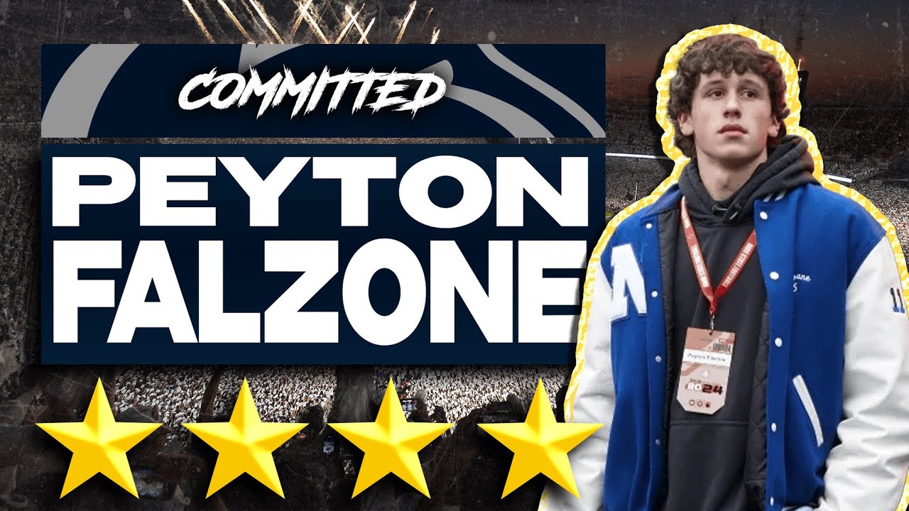STRUCK GOLD: Film Breakdown Of Penn State's Newest QB Commit Peyton Falzone! TRACK SPEED!