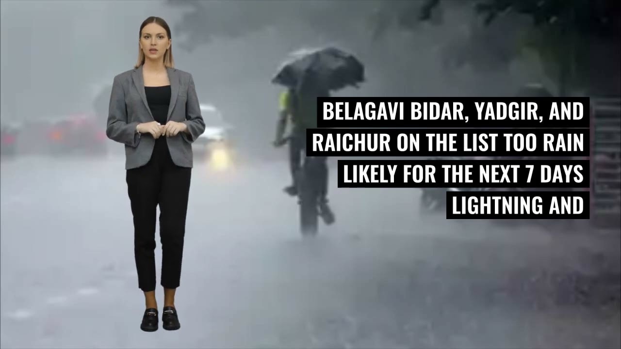 IMD Issues Yellow Alert: Heavy Rains, Gusty Winds in Karnataka