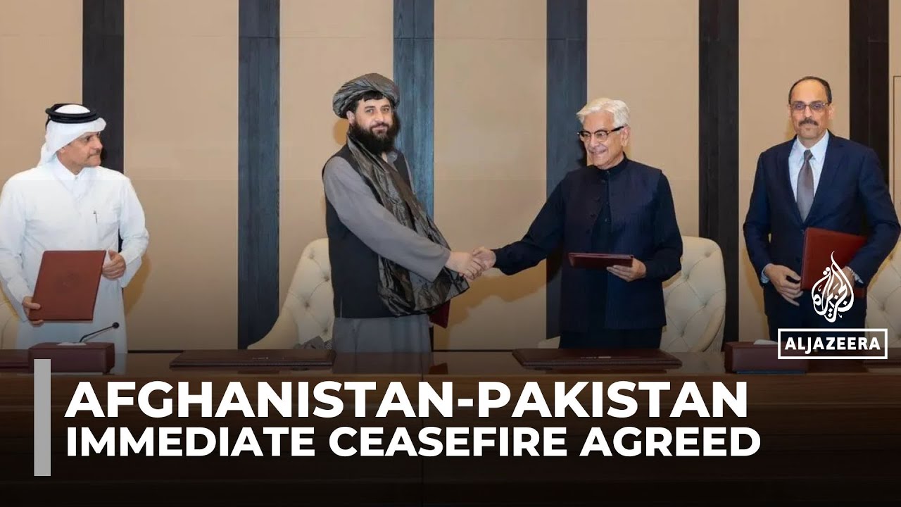 Afghanistan, Pakistan agree to immediate ceasefire after talks in Doha