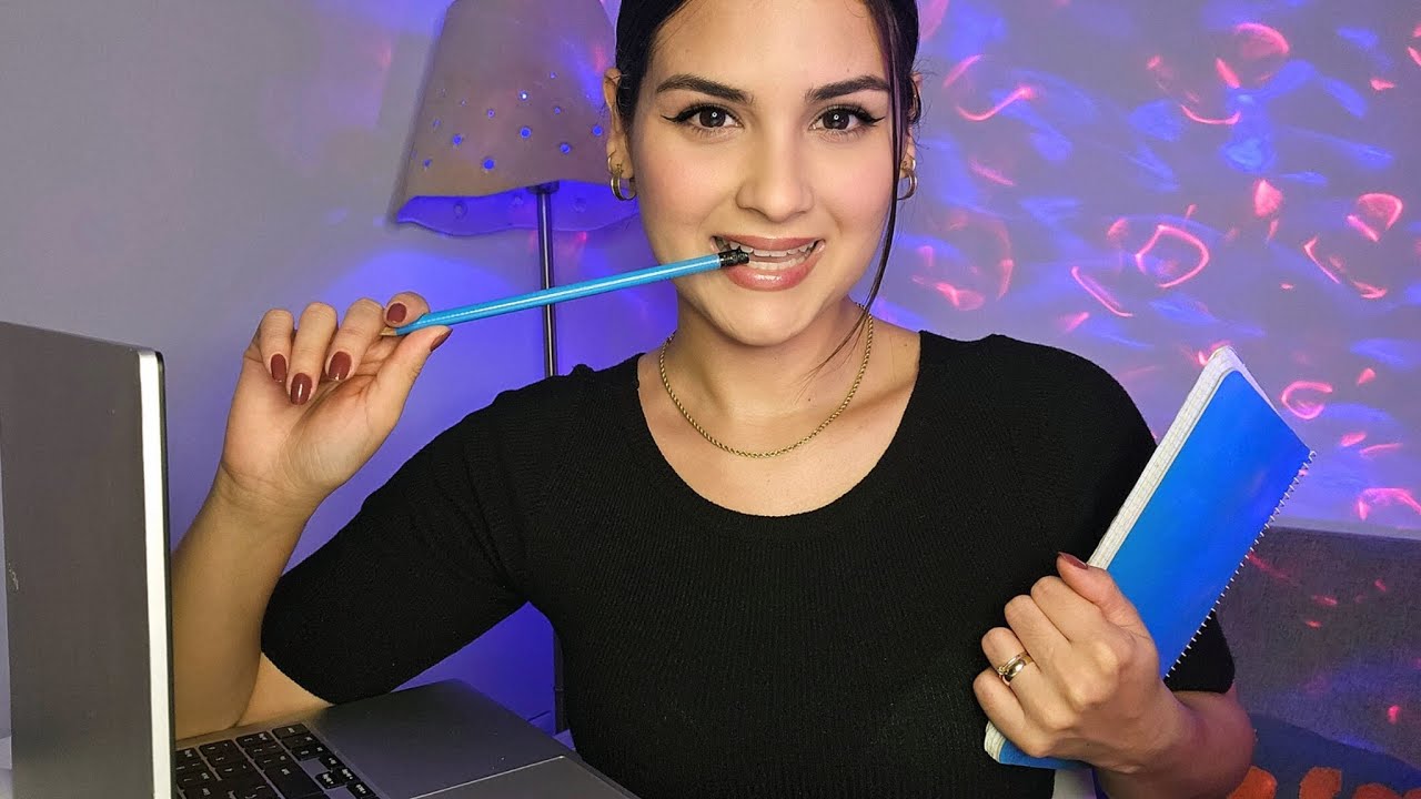 ASMR ROLEPLAY SECRETÁRIA | sons de teclado, tesoura e papel✂️